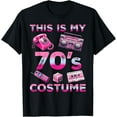 thumbnail image 1 of This is my 70's Costume Outfit Seventies Retro Party T-Shirt men and women can wear, black, white, gifts, 1 of 4