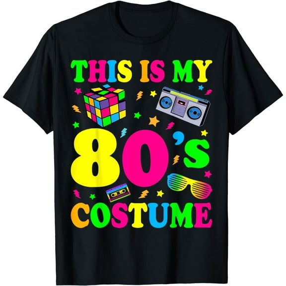 This is my 80's Costume Outfit Gifts Eighties Retro Party T-Shirt