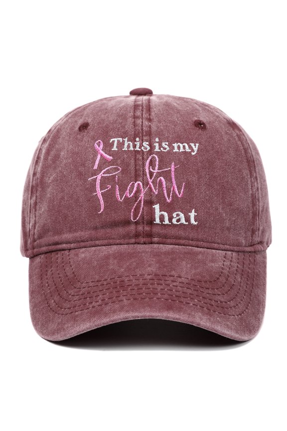 This is my Fight hat Embroidery baseball cap Unisex