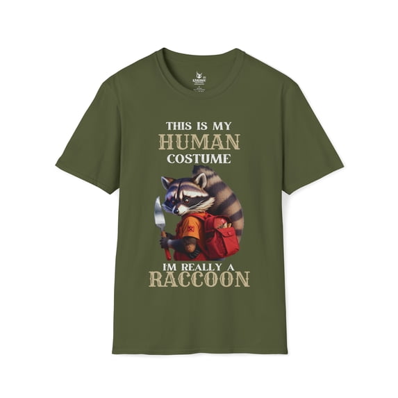 This is my Human Costume I'm Really A Raccoon - Raccoons Lover Unisex Tee