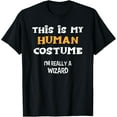 thumbnail image 1 of This is my Human Costume I'm Really A WIZARD T-Shirt, 1 of 4