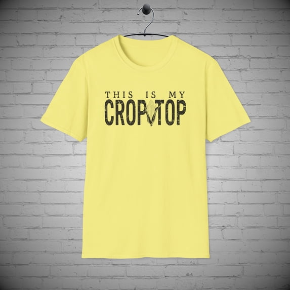 This is my crop top t-shirt, Crop top lover tee, Funny Statement apparel