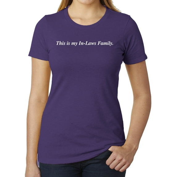 This is my inlaws Family- Family Reunion Woman's T-shirts - Midnight Sky MH200WFAM S60 M
