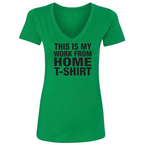 This is my work from home t-shirt Womens V-Neck T-Shirt