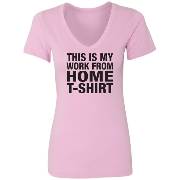 This is my work from home t-shirt Womens V-Neck T-Shirt