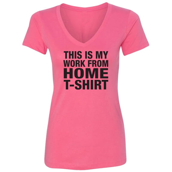 This is my work from home t-shirt Womens V-Neck T-Shirt