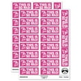 thumbnail image 1 of This is so Rad Radish Teacher Student School Sticker Set - Hot Pink - Gloss Finish - 2.00" Large, 1 of 7