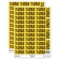 thumbnail image 1 of This is so Rad Radish Teacher Student School Sticker Set - Yellow - Gloss Finish - 1.5" Small, 1 of 7