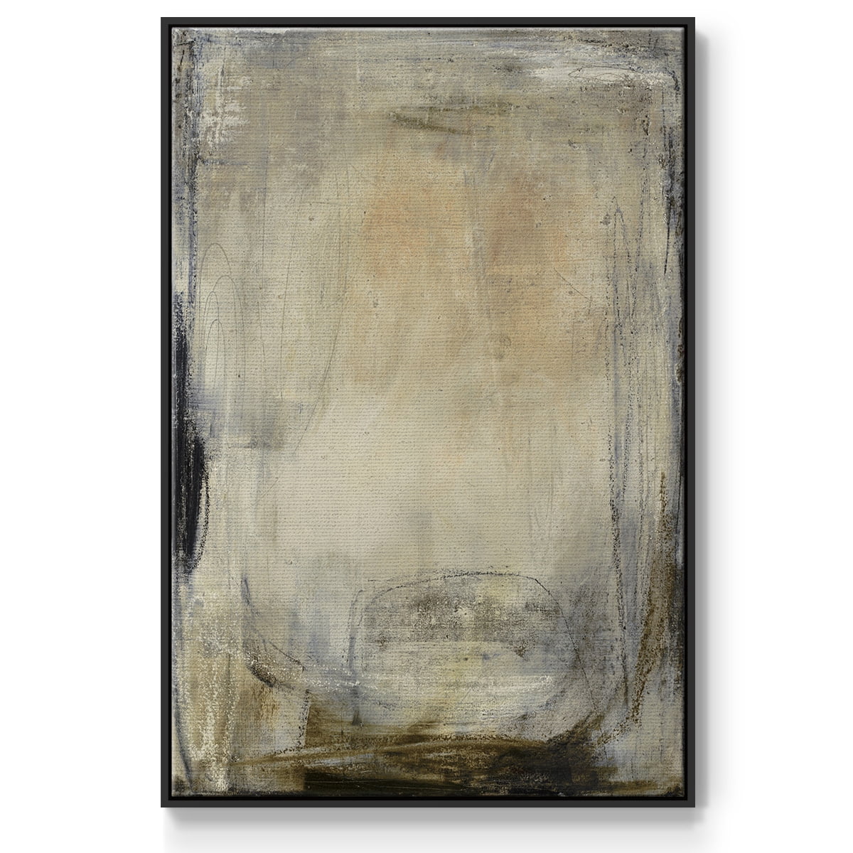 This is the Picture Framed Premium Gallery Wrapped Canvas - Ready to Hang - 17 x 25 - Black Floating Frame