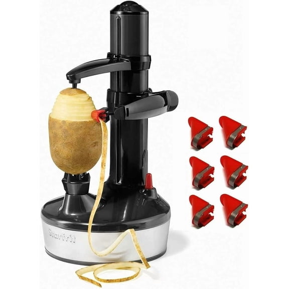 This item Rotato Express 2.0 + 6 Replacement Blades | Updated Model - Electric Peeler (Black)
