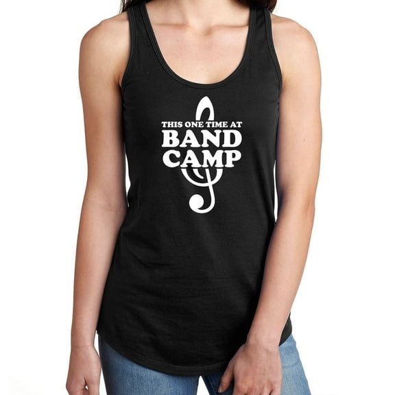 This one time at band camp Racerback Tank