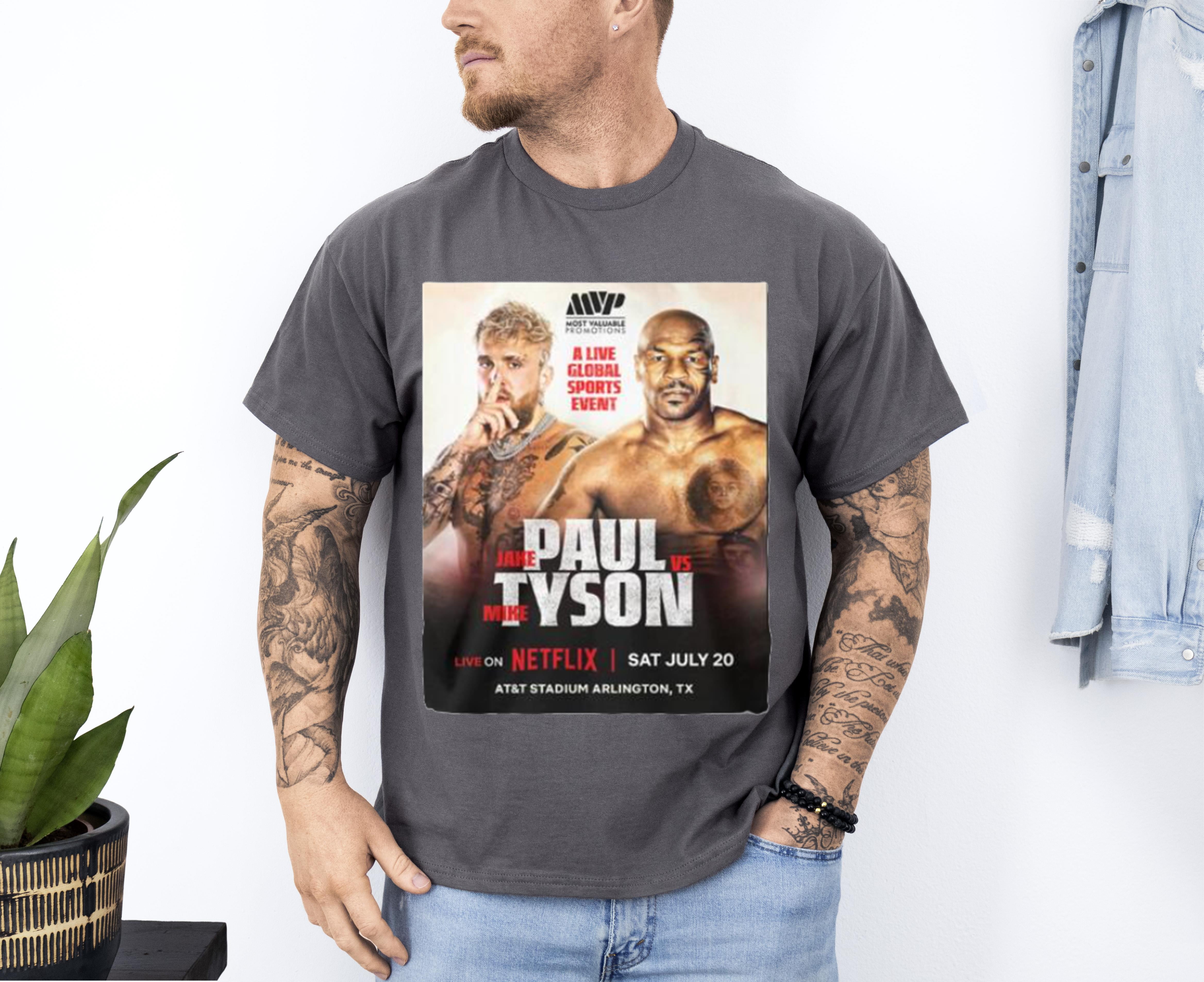 Mike tyson and jake paul poster