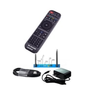 This smart remote control set allows for remote voice control