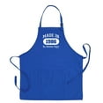 thumbnail image 1 of ThisWear 40th Birthday Accessories For Women Made In 1986 All Original Parts Two Pocket Adjustable Bib Apron Royal, 1 of 7