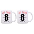 thumbnail image 1 of ThisWear 60 Birthday Gifts Just Turned 6 Decades Old 60th B-day Mug Set 11 ounce 2 Pack Coffee Mugs Multi, 1 of 4