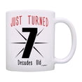 thumbnail image 1 of ThisWear 70th Birthday Gifts Just Turned 7 Decades Old Cup 70 Bday Mug 70 Years Old Coffee Mug Multi, 1 of 4