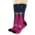 thumbnail image 1 of ThisWear Alien Gifts for Women or Men Peace Alien and Ufo Socks Space Related Gifts 1-Pair Novelty Crew Socks, 1 of 5