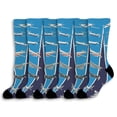 thumbnail image 1 of ThisWear Aviation Theme Socks Pilot Gag Gifts Plane Related Gifts for Plane Lovers 6-Pairs Novelty Crew Socks, 1 of 5