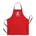 thumbnail image 1 of ThisWear BBQ Grill Accessories Everything Tastes Better Off Papas Grill Chef Apron Two Pocket Apron Red, 1 of 7
