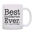 thumbnail image 1 of ThisWear Baptism Mug Best Godfarter Ever Oops I Meant Godfather Fathers Day Mug Coffee Mug, 1 of 4