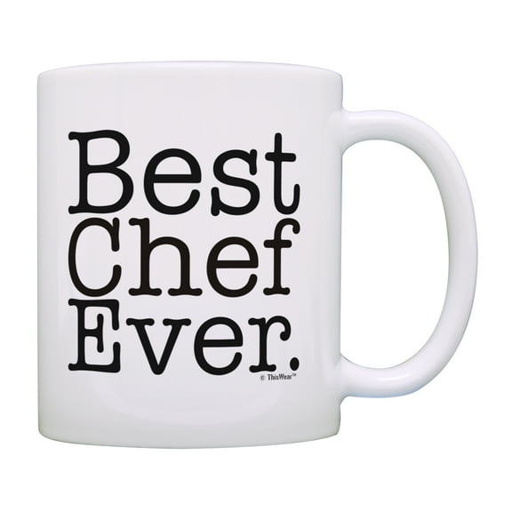 ThisWear Best Chef Mug Best Chef Ever Mug Gift for Chefs Chef Coffee Cup Chefs Mug Coffee Mug
