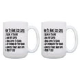 thumbnail image 1 of ThisWear Best Teacher Gifts for Men How To Make Iced Coffee Teacher Gift Set 2 Pack 15oz Coffee Mugs, 1 of 4
