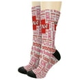 thumbnail image 1 of ThisWear CNA Nurse Gifts for Women I'm a CNA Essential Attributes 1-Pair Novelty Crew Socks, 1 of 5
