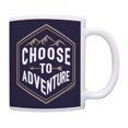 thumbnail image 1 of ThisWear Camping Gifts for Women Choose to Adventure Mountain Mug Hiking Gifts for Men Adventure Mug Camp Themed Gifts Coffee Mug Blue, 1 of 4