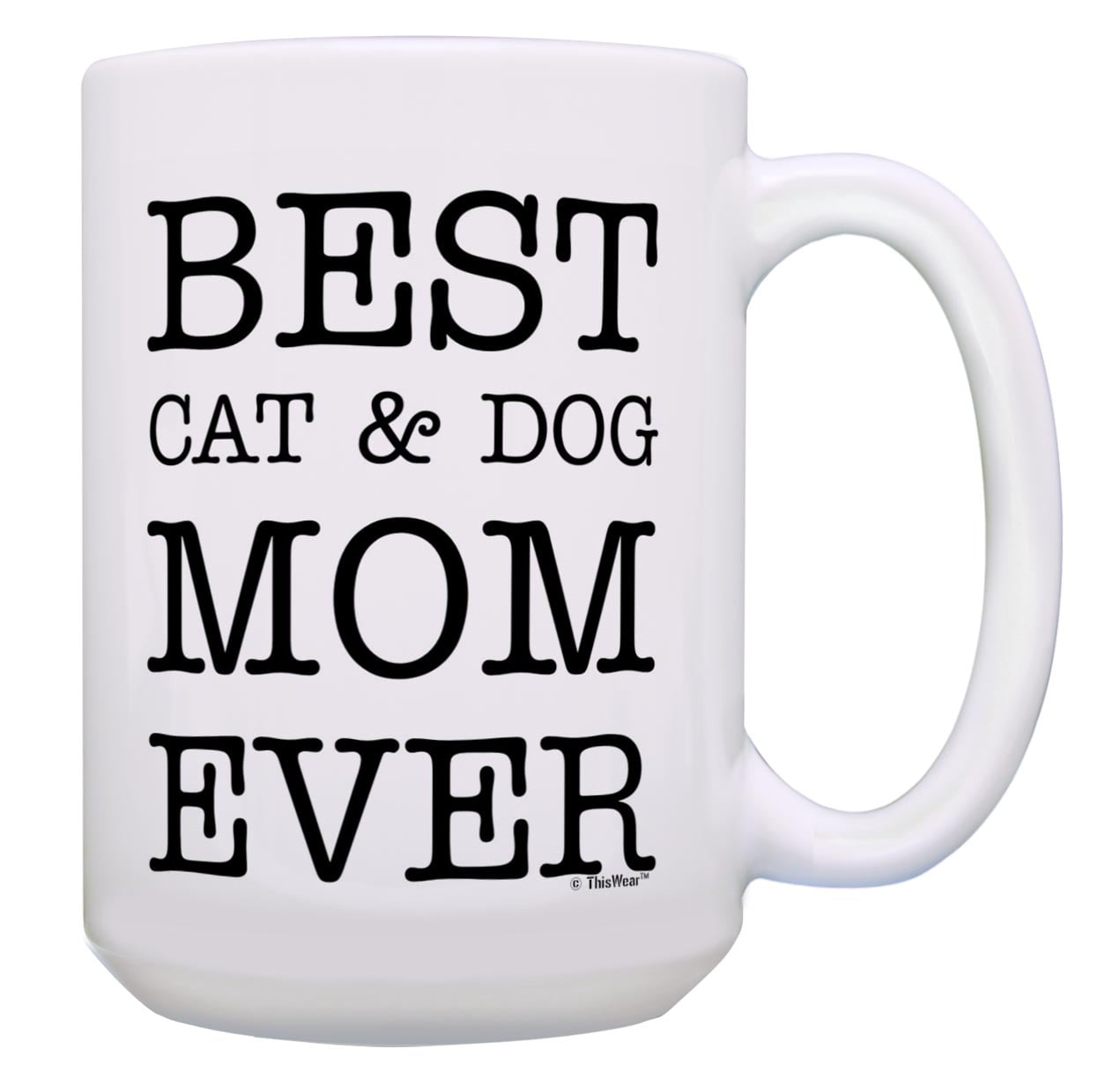 Best Dog Mom Mug – 11 Oz Ceramic Coffee Cup, Dishwasher Safe, Printed In USA