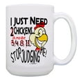 thumbnail image 1 of ThisWear Chicken Coffee Mug Gift I Just Need Chickens Stop Judging Me Chicken Lover Gifts for Women Chicken Owner Gifts Pet Gift 15oz Coffee Mug, 1 of 4