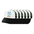 thumbnail image 1 of ThisWear Christmas Accessories Mele Kalikimaka Hawaiian Christmas Song 6-Pack Trucker Hats, 1 of 1
