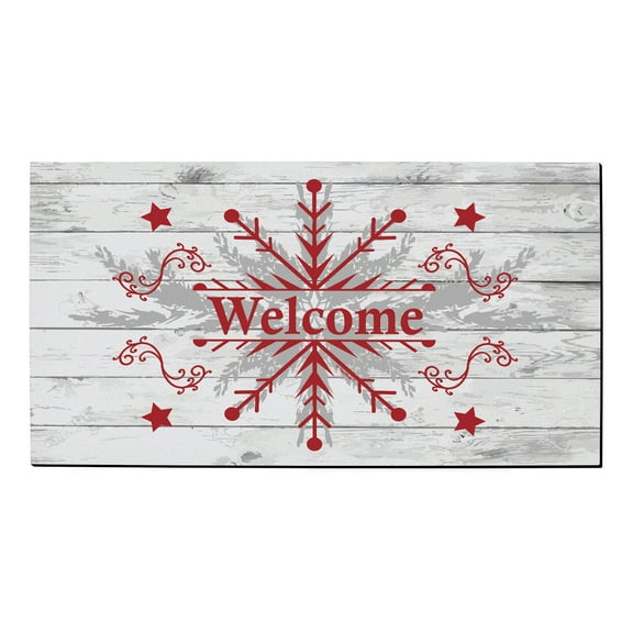 ThisWear Christmas Decorations Welcome Holiday Party Supplies Country Decor Christmas Themed Doormat Multi