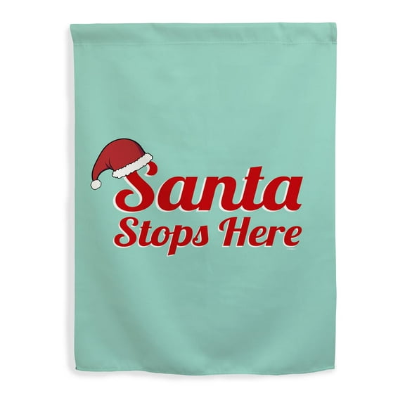ThisWear Christmas Home Decor for Women Santa Stops Here Vertical House Flag Santa
