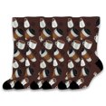 thumbnail image 1 of ThisWear Coffee Lovers Gifts Need Some Coffee Novelty Socks Coffee Themed Gifts 6-Pair Novelty Crew Socks, 1 of 5