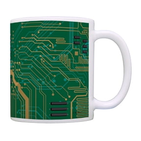 ThisWear Computer Geek Printed Circuit Board Computer Scientist Programmer Coffee Mug