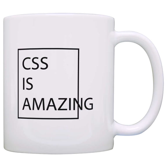 ThisWear Computer Nerd Gifts CSS is Amazing Office Gifts STEM 11 ounce Coffee Mug