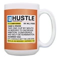 thumbnail image 1 of ThisWear Coworker Gifts Hustle Cup Large RX Coffee Mug Large Work Mug 15oz Coffee Mug Multi, 1 of 4