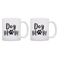 thumbnail image 1 of ThisWear Cute Dog Themed Gifts for Women Dog Mom Mug Dog Mom Cups 11 ounce 2 Pack Coffee Mugs Black & White, 1 of 4