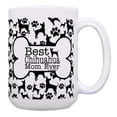 thumbnail image 1 of ThisWear Dog Mom Gifts Best Chihuahua Mom Ever Mothers Day Mug 15oz Coffee Mug Bone Pattern, 1 of 4