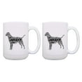 thumbnail image 1 of ThisWear Dog Mugs Labrador Word Art Mug Dog Mom Gifts Dog Dad Gifts 2 Pack 15oz Coffee Mugs, 1 of 4