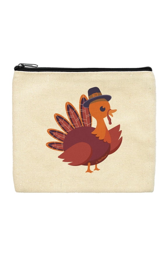 Fall Decorations for Home Thanksgiving Turkey Pilgrim Makeup Bag