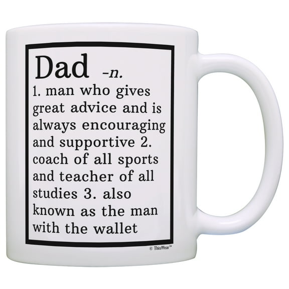 ThisWear Fathers Day Mug for Dad Definition Perfect Mug for Dad Mug Coffee Mug