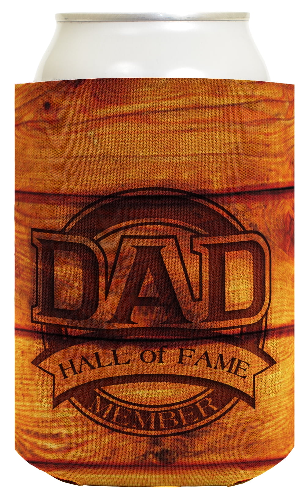 ThisWear Funny Beer Coolie Dad Hall of Fame Father's Day Gift for Dad