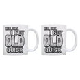 thumbnail image 1 of ThisWear Funny Birthday Gifts I Got Old Quick Funny Grandpa Gift Set 11 ounce 2 Pack Coffee Mugs, 1 of 4