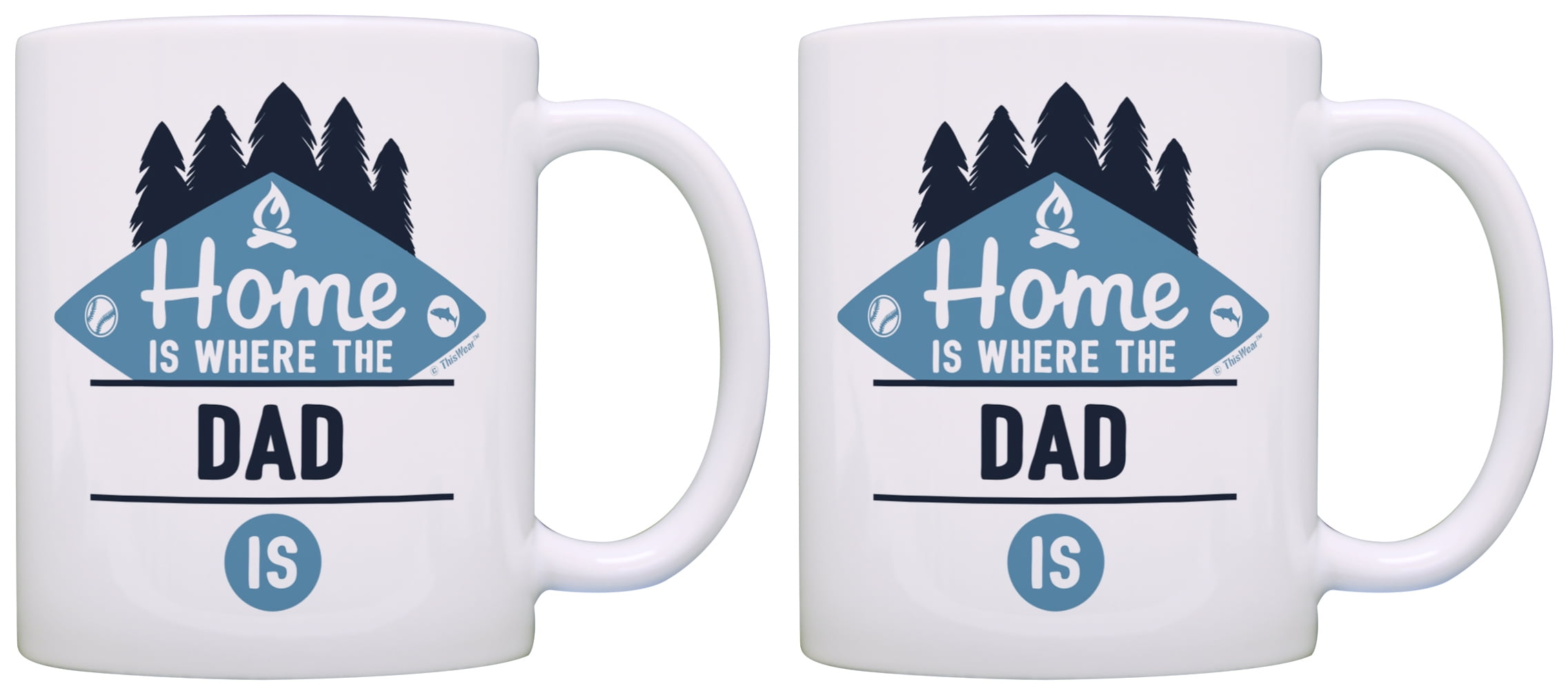 ThisWear Funny Father Day Gifts Home is Where the Dad Is Unique Gifts ...
