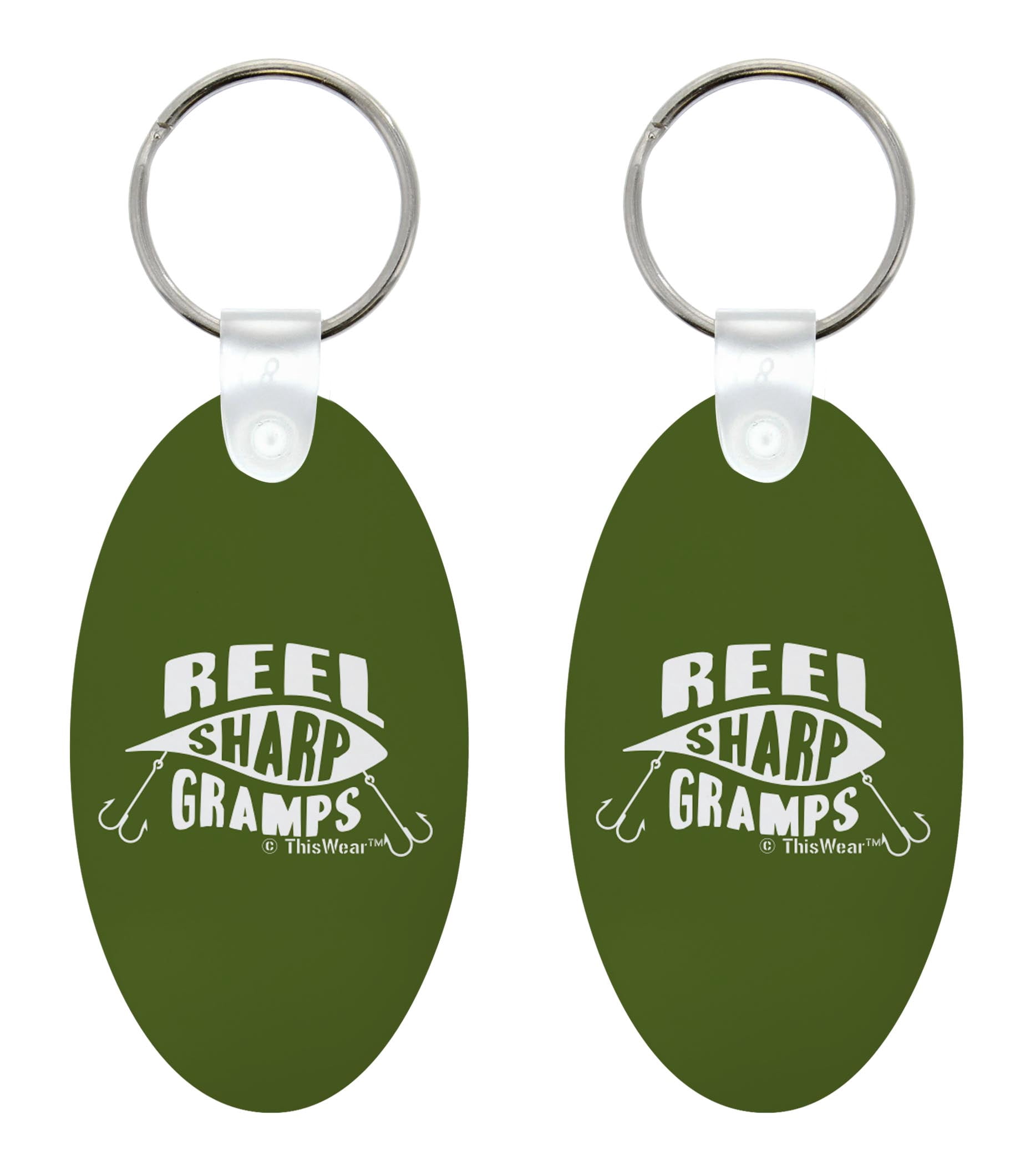 ThisWear Funny Gramps Gifts for Men Reel Sharp Gramps Fishing Lure Pun 2-Pack Aluminum Oval Keychain - Walmart.com ThisWear Funny Gramps Gifts for Men Reel Sharp Gramps Fishing Lure Pun 2-Pack Aluminum Oval Keychain - Walmart.com