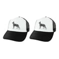 thumbnail image 1 of ThisWear German Shepherd Dog Themed Gifts German Shepherd Word Collage K-9 Novelty Hat 2-Pack Trucker Hats, 1 of 1