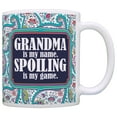 thumbnail image 1 of ThisWear Gift for Grandma Grandma is my Name Spoiling is my Game 11 ounce Coffee Mug Paisley, 1 of 4