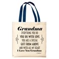 thumbnail image 1 of ThisWear Gifts for Grandma Grandma You Are A Special Gift From Above Poem Navy Handle Canvas Tote Bag, 1 of 3