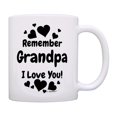 thumbnail image 1 of ThisWear Gifts for Grandpa Remember Grandpa I Love You 11oz Ceramic Coffee Mug Grandpa, 1 of 7